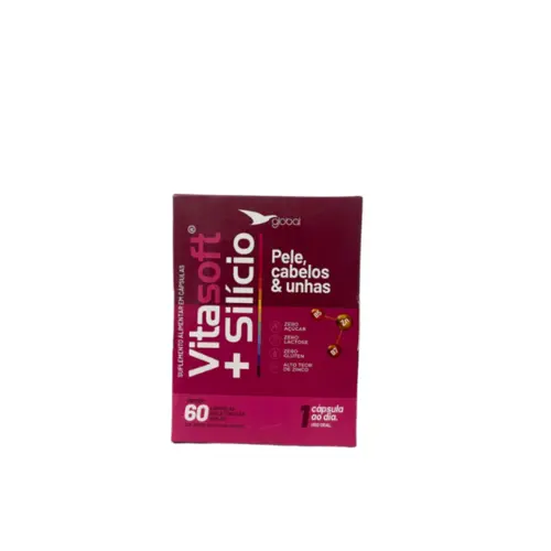 VITASOFT+SILICIO PELE,CABELO E UNHAS C/60 CÁPSULAS GLOBAL