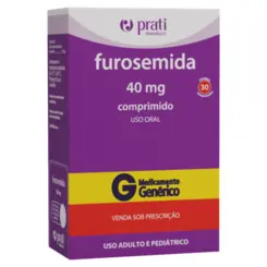 FUROSEMIDA 40MG C/30COMPRIMIDOS PRATI