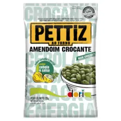 AMENDOIM PETTIZ  CEBOLA E SALSA 120G
