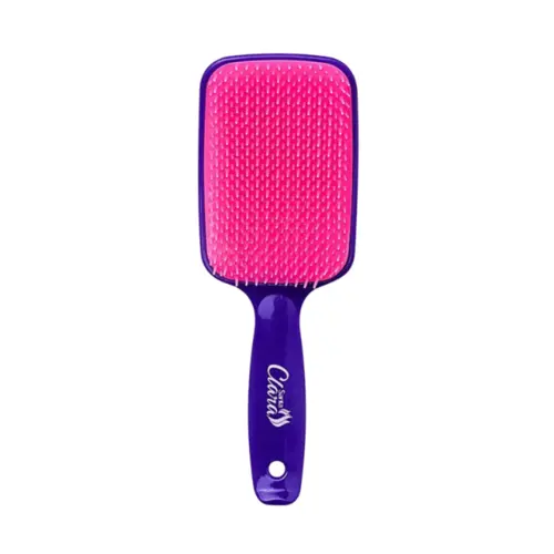 ESCOVA PARA CABELO FLEX  ROXO/PINK SANTA CLARA