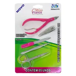 KIT MANICURE C/5 UNIDADES MISS FRANCE