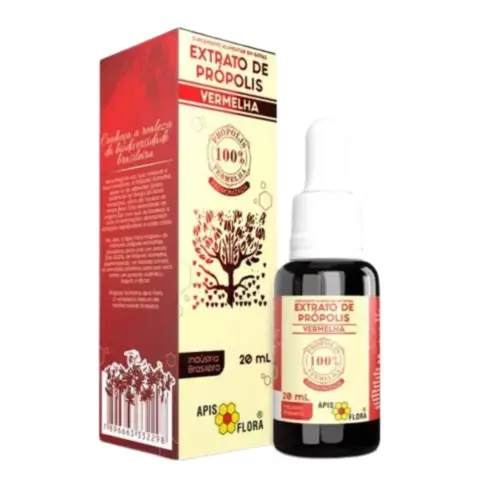 EXTRATO DE PRÓPOLIS  VERMELHA  APIS  20ML