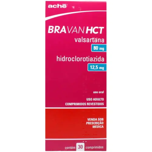 BRAVAN HCT 80MG+12,5MG C/30COMPRIMIDOS
