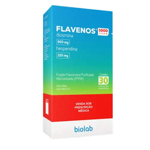 FLAVENOS 900MG+100MG C/30COMPRIMIDOS