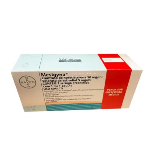 MESIGYNA 50+5MG/ML C/1 SERINGA  PRENCHIDA + AGULHA
