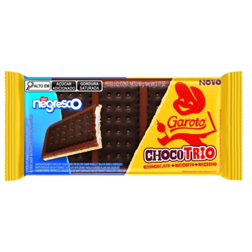 CHOCOTRIO GAROTO  90G