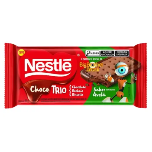 CHOCOLATE CHOCOTRIO  AVELÂ NESTLE 90G