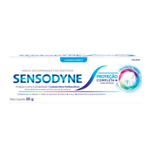 CREME  DENTAL  PROTECÃO COMPLETA + SENSODYNE 20G