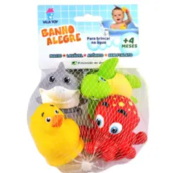 KIT BANHO BICHINHOS  ALEGRE VILA TOY