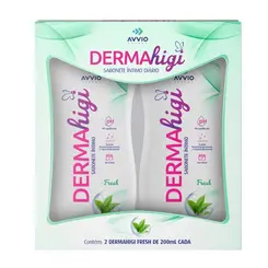 KIT  SABONETE  INTIMO DERMAHIGI FRESH  200ML