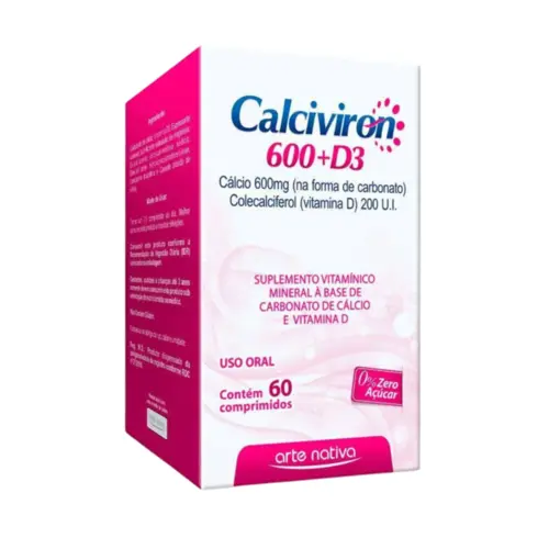 CALCIVIRON 600+VIT D C/60 COMPRIMIDOS