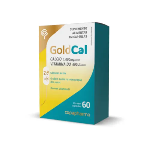 GOLDCALL 600+D3 C/60 CÁPSULAS