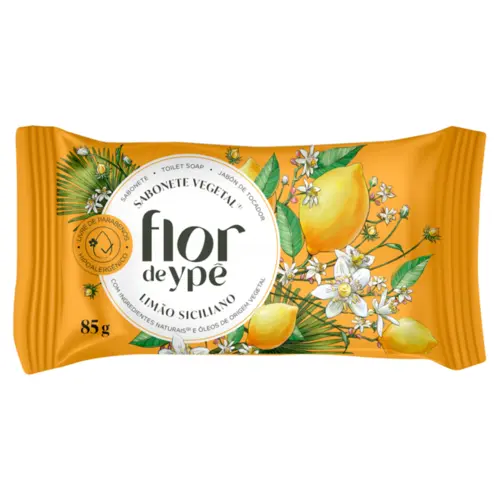 SABONETE FLOR YPE  LIMÃO SICILIANO 85G