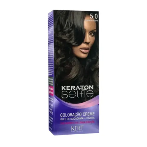 TINTURA KERATON 5,0 CASTANHO  CLARO