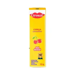 GEL DENTAL C/FLÚOR  CEREJA CARMED 70G