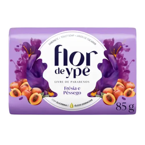 SABONETE FLOR YPE FRESIA PESSEGO  85G