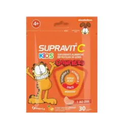 SUPRAVIT C KIDS TRIPLA ACÃO LARANJA C/30 UNIDADES