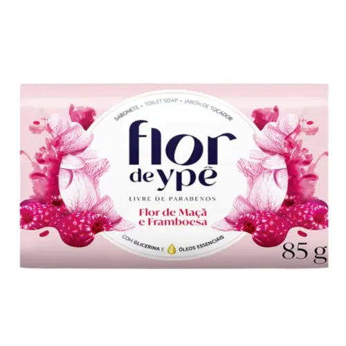 SABONETE FLOR YPE FLOR DE MACA E FRAMBOESA 85G