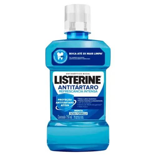 LISTERINE ANTITÁRTARO MENTA  250ML