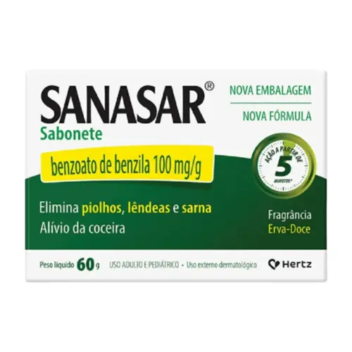 SABONETE SANASAR ERVA-DOCE  100MG/G 60G