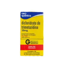 DICLORIDRATO  DE TRIMETAZIDINA  35MG C/30 COMPRIMIDOS NEO QUÍMICA