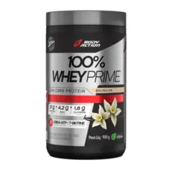 WHEY  100% PRIME BAUNILHA   BODY ACTION  900G
