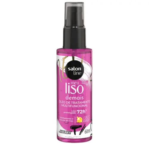 ÓLEO MULTIFUNCIONAL MEU LISO SALON LINE 60ML