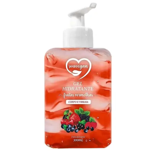 GEL HIDRATANTE   FRUTAS VERMELHAS SOUVEGAN 300ML