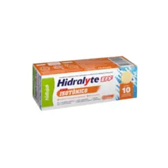 HIDRALYTE EFF ISOTÔNICO  C/10 COMPRIMIDOS  EFERVECENTE  LARANJA