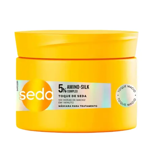 MÁSCARA  DE TRATAMENTO SEDA   TOQUE DE SEDA AMINO SILK 300G
