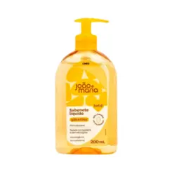 SABONETE LÍQUIDO JOÃO E MARIA GLICERINA 200ML