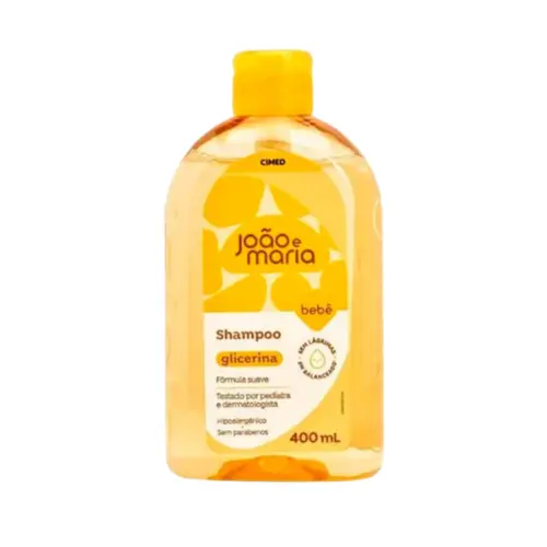 SHAMPOO LIQUIDO  JOÃO E MARIA BEBÊ GLICERINA 400ML