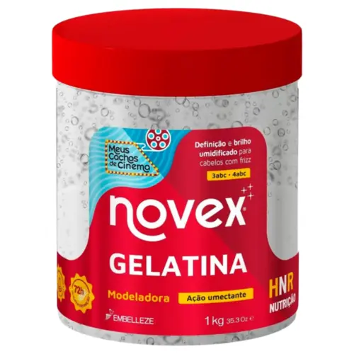 GELATINA MEUS CACHOS DE CINEMA  MODELADORA NOVEX 1KG