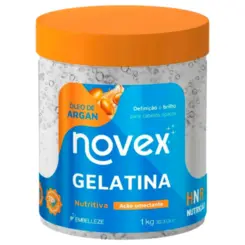GELATINA ÓLEO DE ARGAN NUTRITIVA ACÃO UMECTANTE NOVEX  1KG
