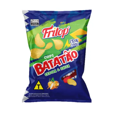 BATATA CHIPS  CEBOLA E SALSA  50G
