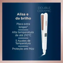 PRANCHA CONAIR DIGITAL DOUBLE CERAMIC BIVOLT