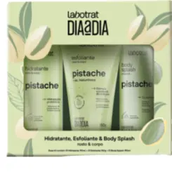 KIT LABOTRAT HIDRATANTE 190ML + ESFOLIANTE 150G + BODY SPLASH 190ML PISTACHE