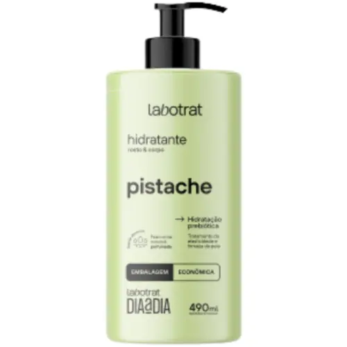 HIDRATANTE DIA A DIA   ROSTO E CORPO LABOTRAT PISTACHE 490ML