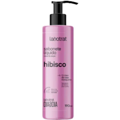 SABONETE LÍQUIDO LABOTRAT HIBISCO 190ML