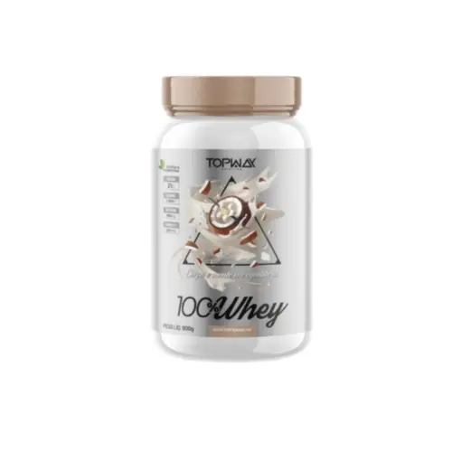 TOPWAY 100% WHEY  COCO COM BAUNILHA 900G