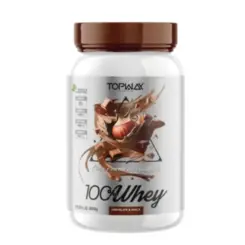WHEY 100%TOPWAY    CHOCOLATE E AVELÃ 900G