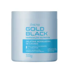 GELATINA GOLD BLACK CACHOS HIDRATACÃO AMEND  500G