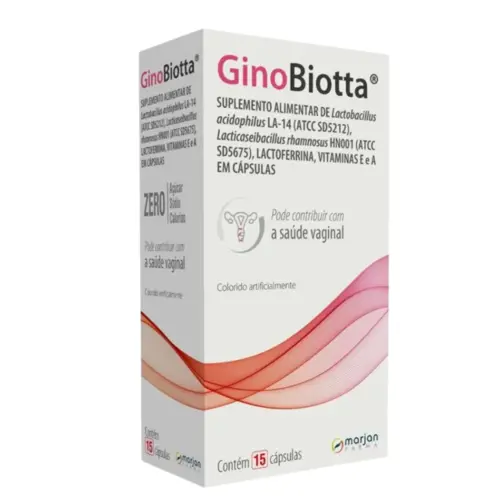 SUPLEMENTO ALIMENTAR GINOBIOTTA C/15 CÁPSULAS