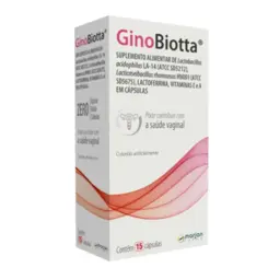 SUPLEMENTO ALIMENTAR GINOBIOTTA C/15 CÁPSULAS