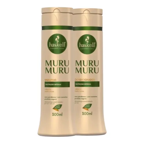 KIT SHAMPOO + CONDICIONADOR  MURUMURU HASKELL   300ML