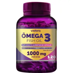 ÔMEGA 3 1000MG C/120 CÁPSULA VIDORA