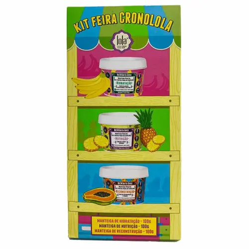 KIT FEIRA CRONOLOLA LOLA C/3 100G CADA
