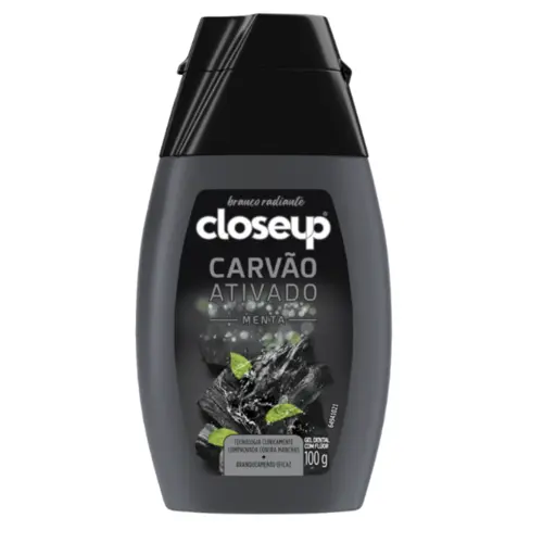 GEL DENTAL  LIQUIDO CARVÃO ATIVADO CLOSE-UP  100G
