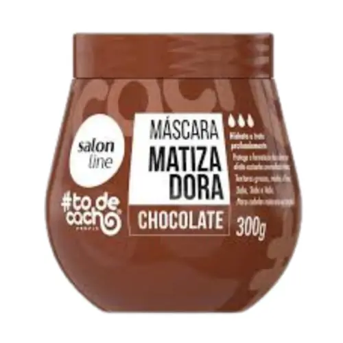 MÁSCARA MATIZADORA  CHOCOLATE SALON LINE  300G
