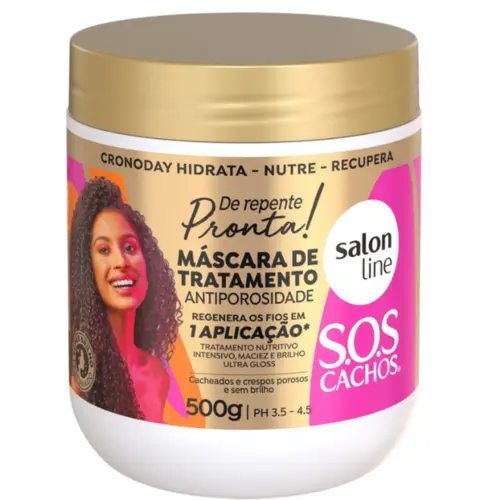 MÁSCARA SOS DE REPENTE PRONTA SALON LINE  500G